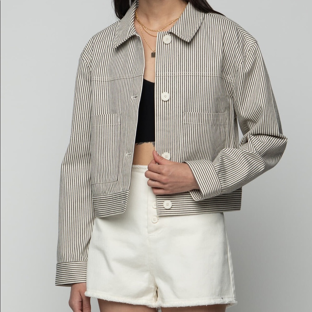 Oak+Fort Light Striped Jacket